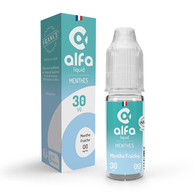 eliquide menthe fraiche alfaliquid